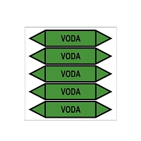 Značení potrubí, voda